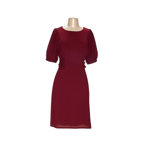 Express Red Wrap Dress - Picture 1 of 4